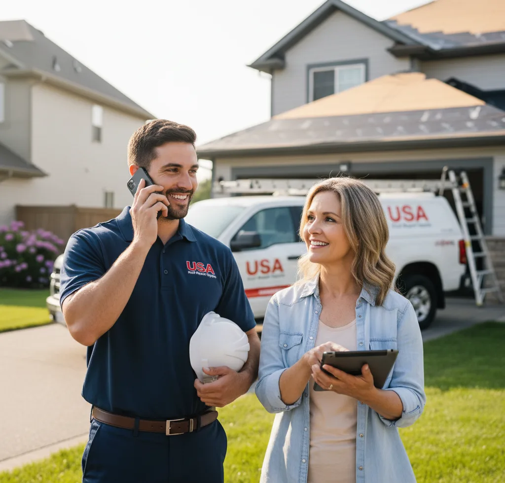 USA Roof Repair Experts customer support in Leander